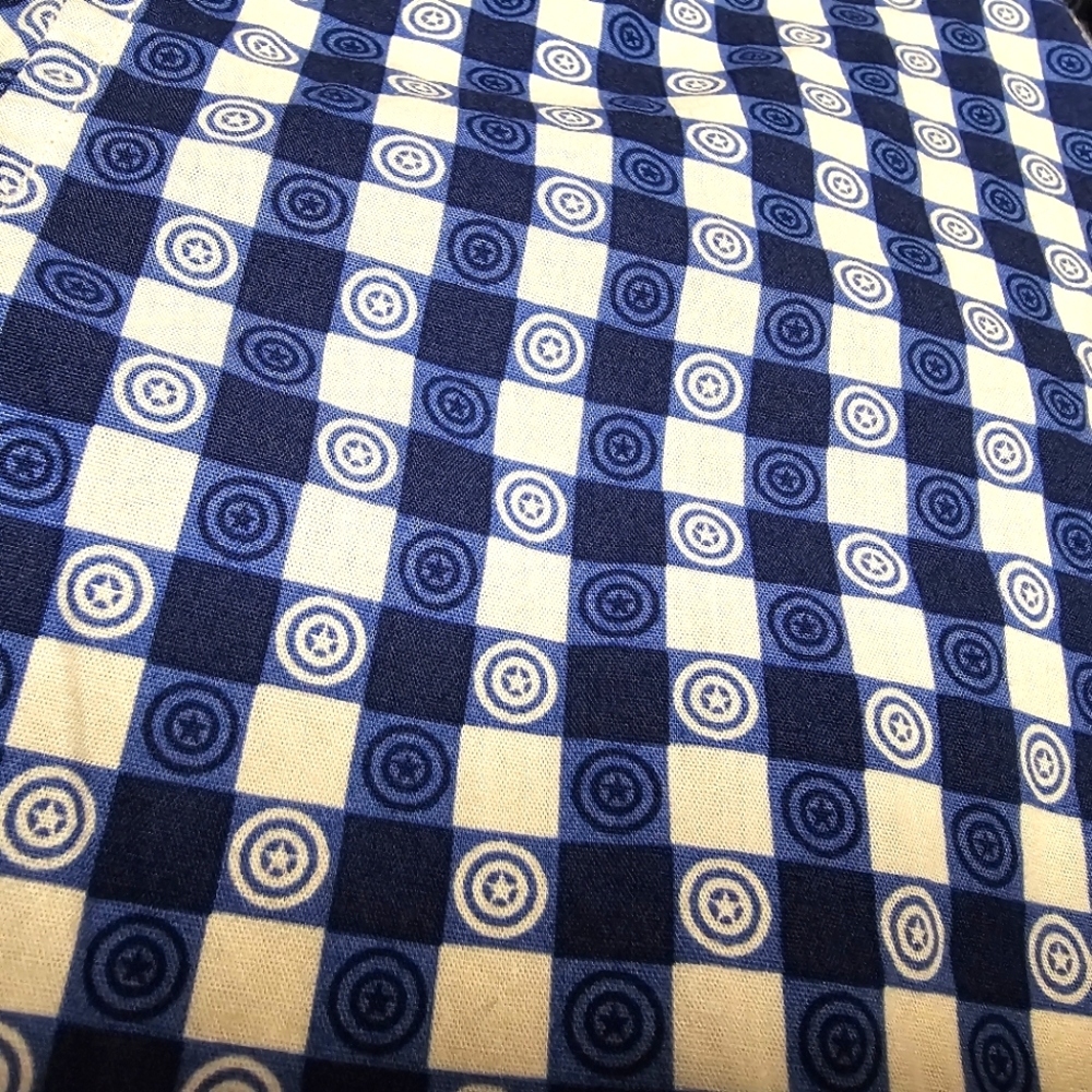 Marvel Captain America Shield Pattern Button Down - image 2